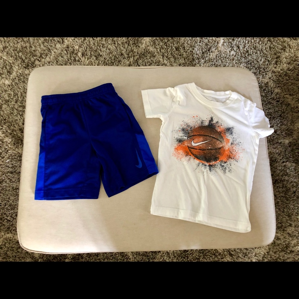 Nike Tee and Shorts set, boy’s size 5